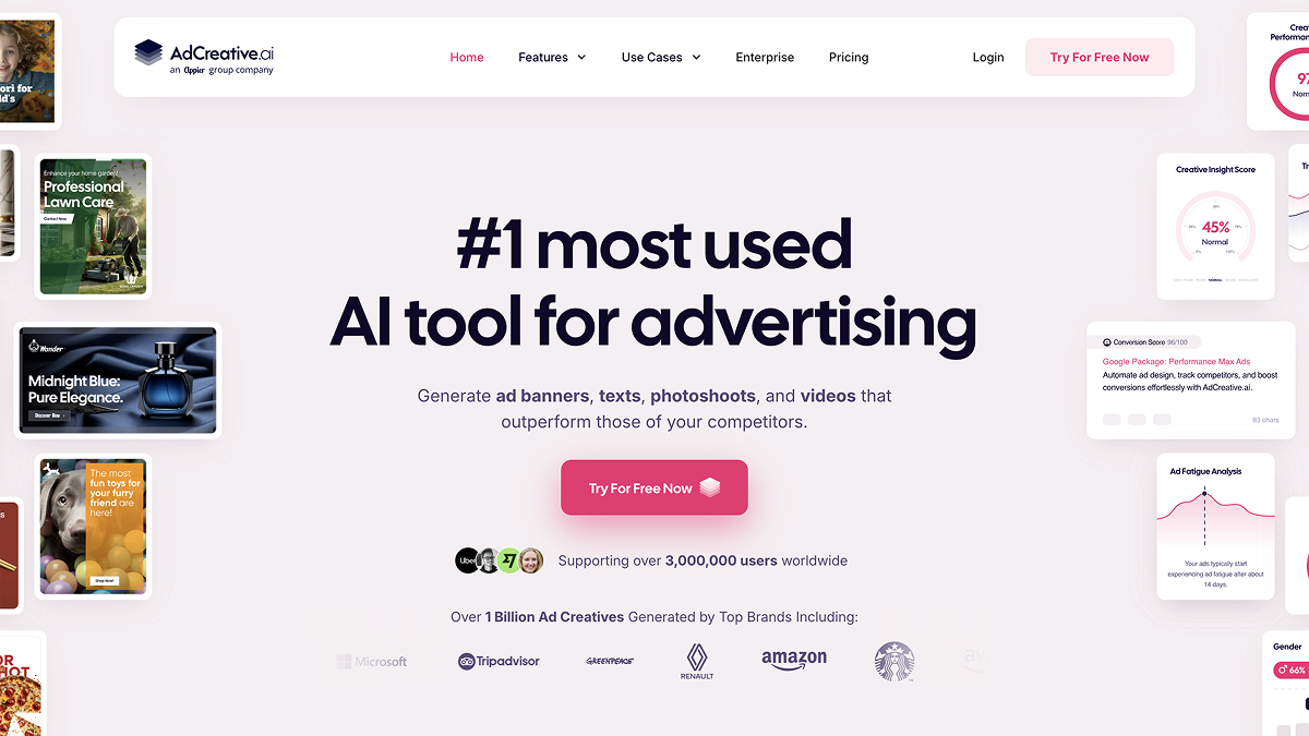 Adcreative -  Number 1 AI Tool for Advertising