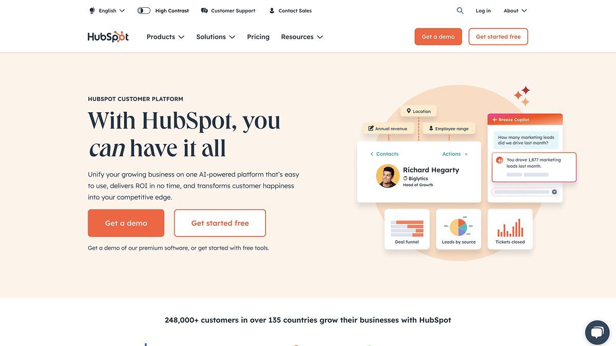 Hubspot - Customer Platform