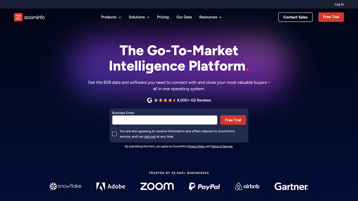 ZoomInfo - Sales Intelligence Platform